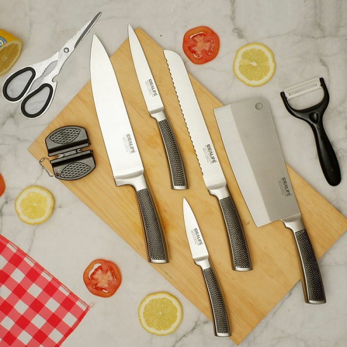Perlengkapan Pisau Set Dapur Knife Professional Oxone Idealife 163S
