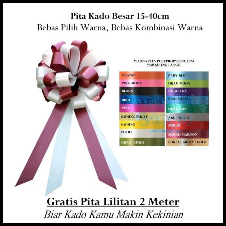 

GRATIS ONGKIR PITA KADO JADI BESAR JUMBO HIASAN HADIAH MOBIL MOTOR SEPEDA SIAP PAKAI !!!!