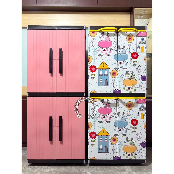 Lemari Plastik Lemari Pakaian Miami Orlando Susun 4