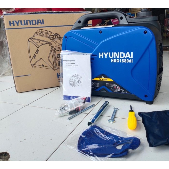 GENSET SILENT 1000 WATT GENERATOR HYUNDAI HDG 1880DI