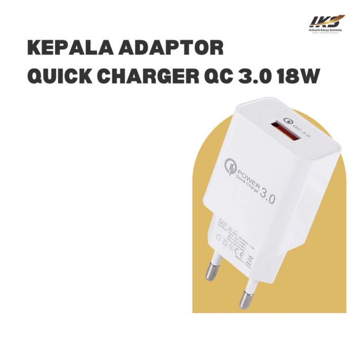 @@@@] Kepala Charger Quick Charger QC 3.0 18W ORI