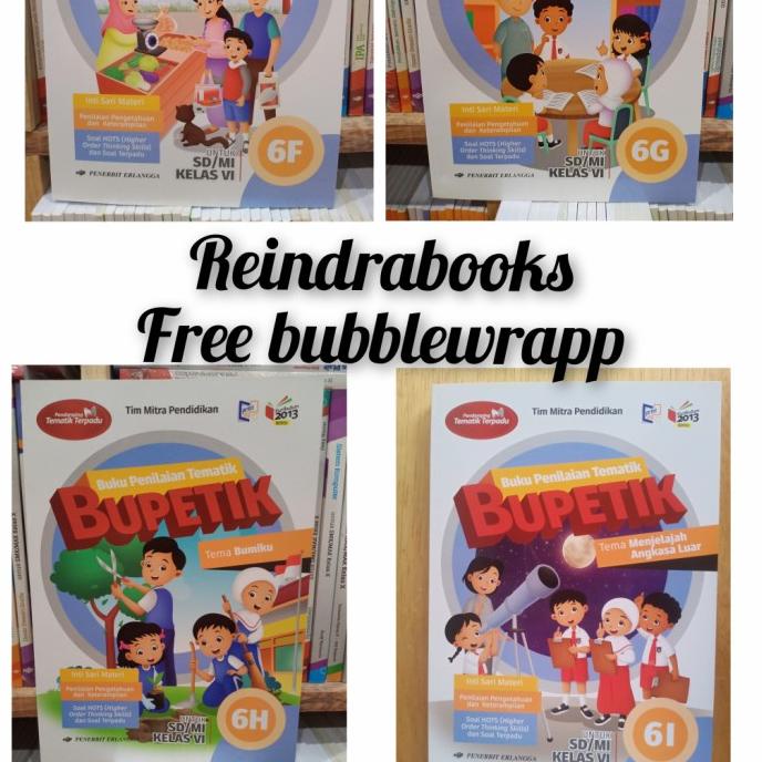 

SALE Bupetik 6F-6i Kelas 6 Smster 2 K13 revisi Termurah