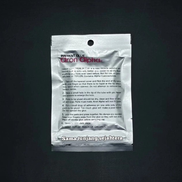 

Lem Aron Alpha 2 Gr / Aron Alpha 12 Gr X 6 Pcs