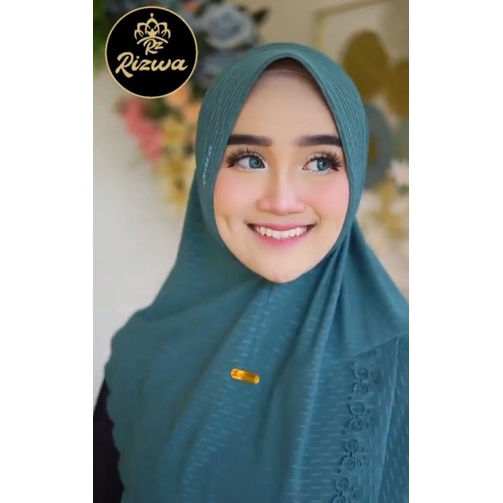 STYLISH HIJAB DAILY Jilbab Instan Tsamara Laser Cut By Rizwa