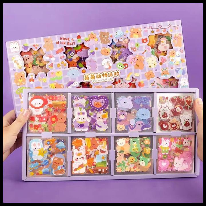 

DISKON 200 LEMBAR STIKER MOMO BESAR STICKER BOX PVC JUMBO SIZE