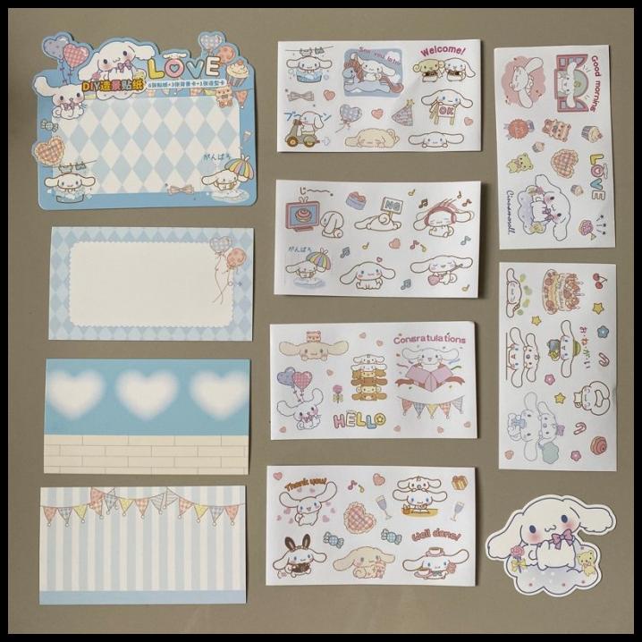 

HOT DEAL ST04 STICKER PACK SANRIO LUCU MURAH KUROMI CINNAMOROL KITTY 6 LEMBAR !!!!!