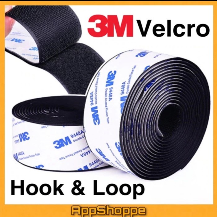 

Terbaru Velcro Double Tape Adhesive Perekat 10/5/3/2Cm Factory Stock Merek Promo Terlaris