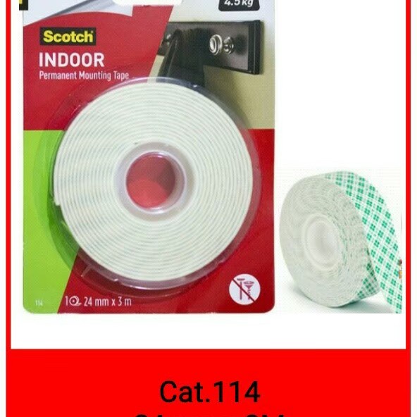 

Terbaru Double Tape 3M 110-3A Scotch Mounting (24 Mm X 3M) 7 Kg Promo Terlaris