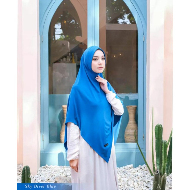 STYLISH HIJAB DAILY Bergo Mikha by cierra bahan jersey tebal premium