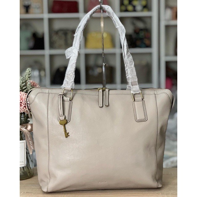 TAS BRANDED JACQUELINE TOTE GRAYSTONE