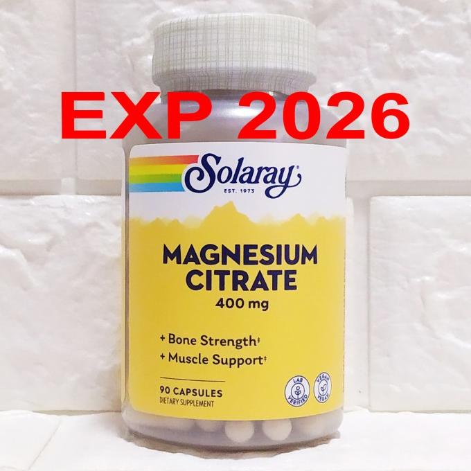 Solaray Magnesium Citrate 400 Mg 90 Veg Cap Magnesium Citrate 400Mg Best