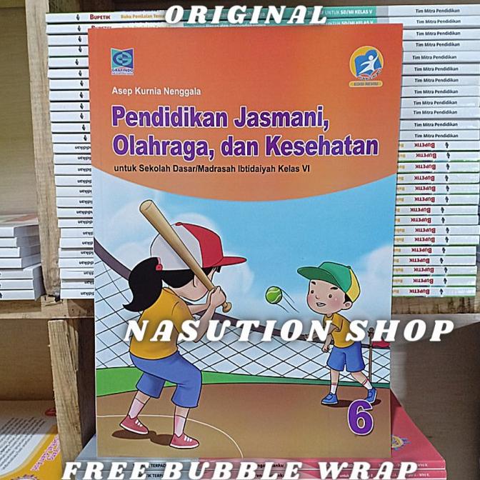 

SALE Buku Pendidikan Jasmani Kelas 6 / VI SD Grafindo K13 Edisi Revisi PJOK Termurah