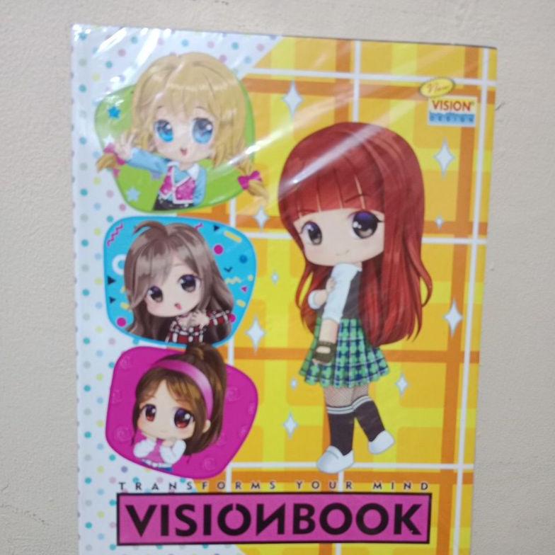 

Kekinian - 1pak Buku Tulis / Book / Buku Vision 38 / buku tulis / Vision / vision38 / Vision tulis !!