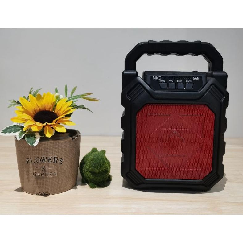Promo Speaker Bluetooth Portable 668H Free Microphone / Speaker Aktif 668 H / Salon Bluetooth bt Spe