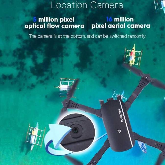 Drone Derone Dual Kamera Fpv Pesawat Remote Control Quadcopter Full Hd