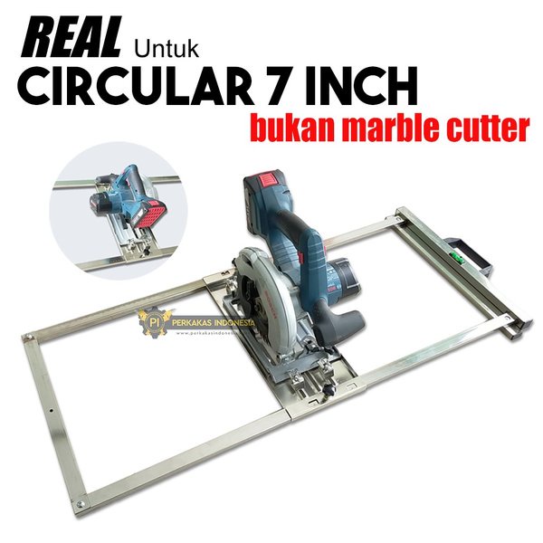 DIY Track Saw Alat Dudukan Mesin Marble Circular Table Saw Portable Jig Tracksaw Profil Trimmer Alat