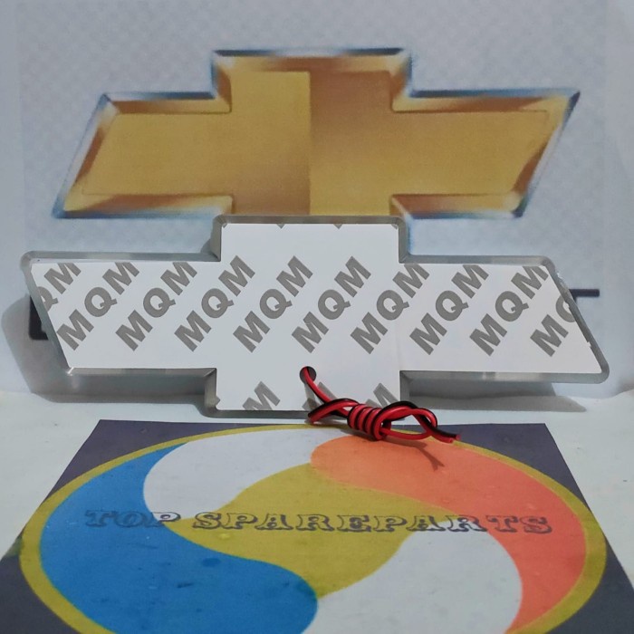 Cod Lampu Led Logo Emblem 3D Merah Chevrolet Kode Ema329