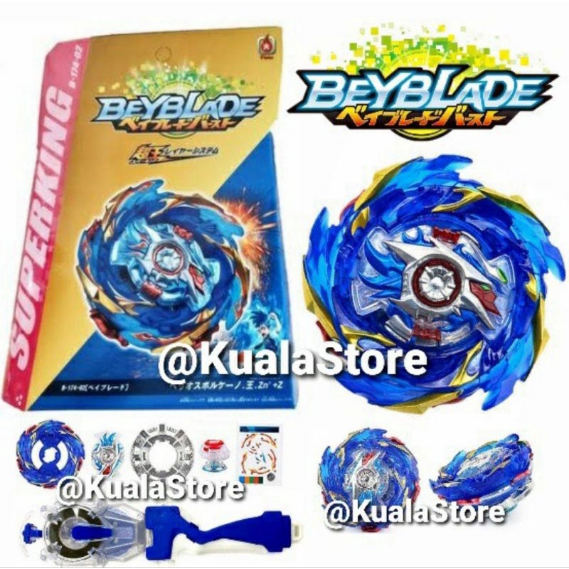 Gangsing Bey Burst Superking Sparking Launcher Helios Volcano B174 DX Limit Break