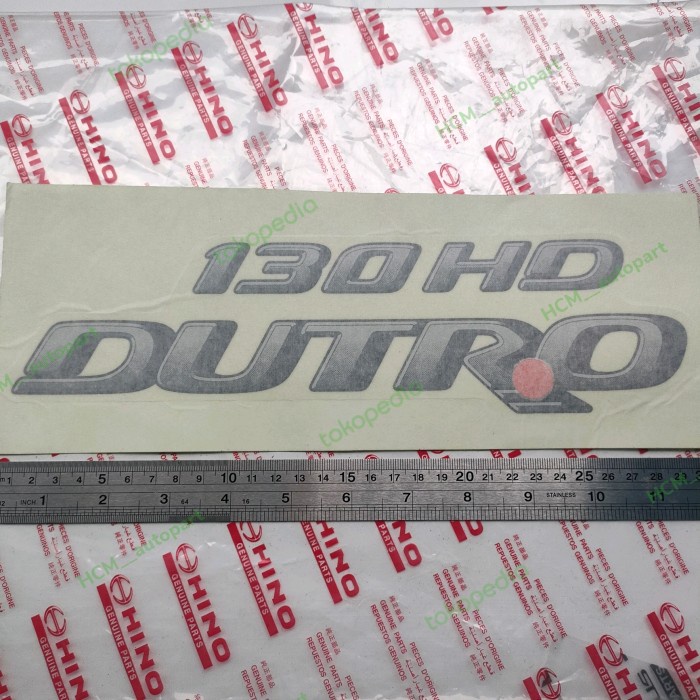 Stiker 130 Hd Dutro Original Hino Ready
