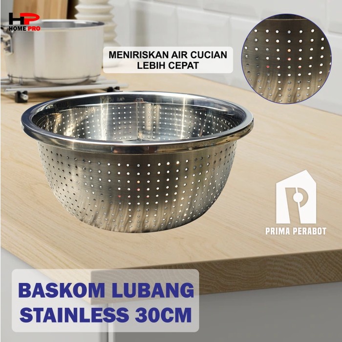<<<<<] Baskom Lubang Baskom Tirisan Saringan Stainless