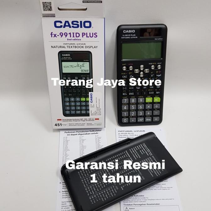 

Kalkulator Scientific Casio FX-991 ID Plus 2nd Edition Casio FX991 ID