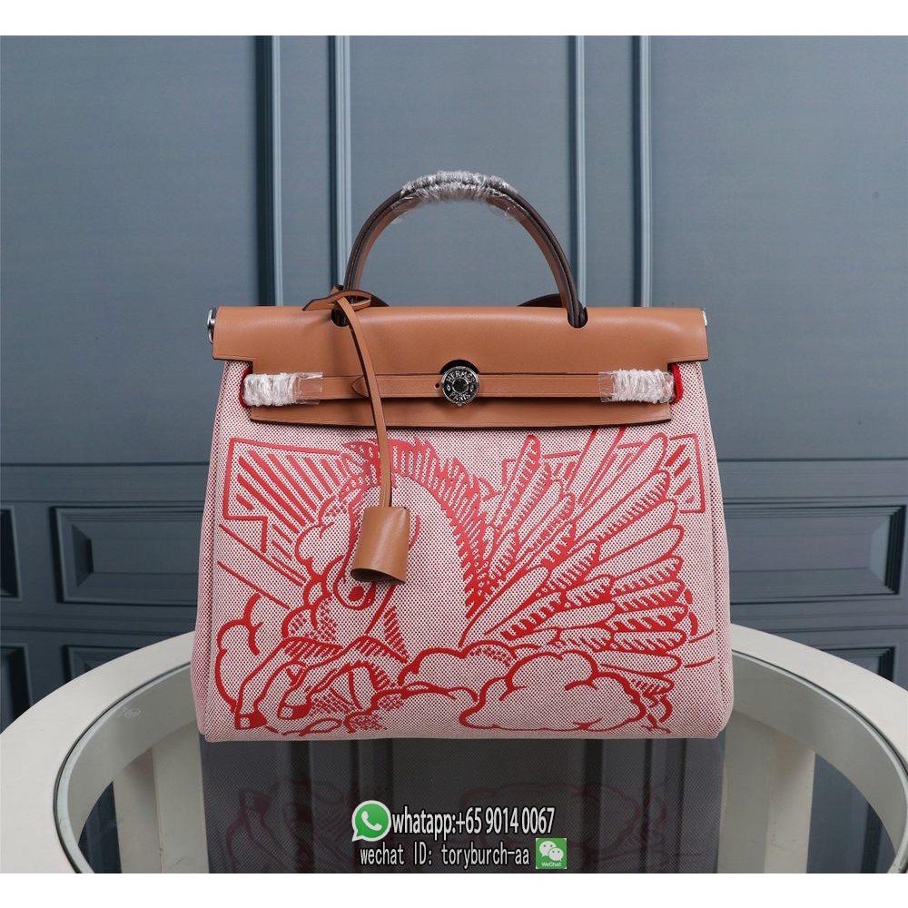 separable Herme_ herbag 31 canvas shopper handbag crossbody shoulder storage tote