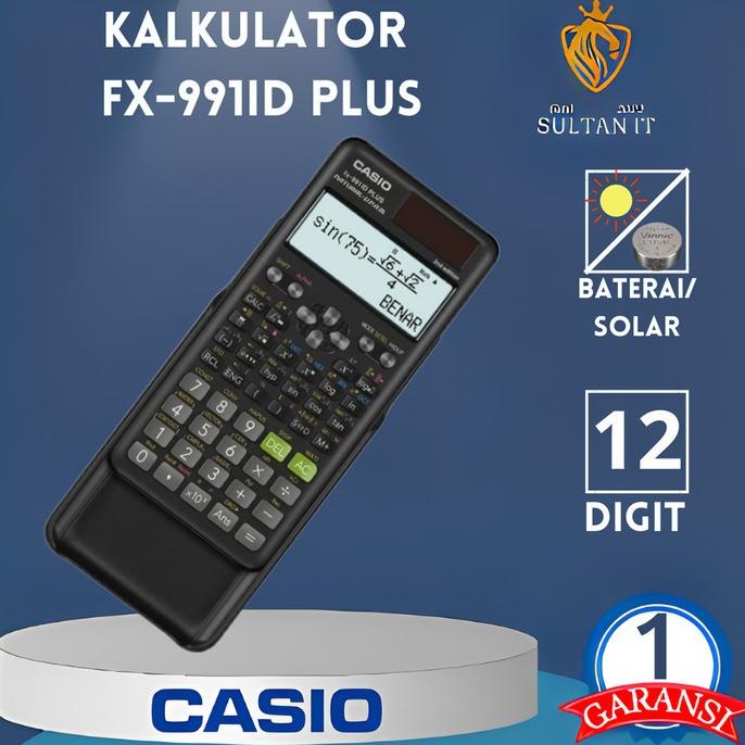 

KALKULATOR SCIENTIFIC CASIO FX 991ID PLUS 2 ORIGINAL