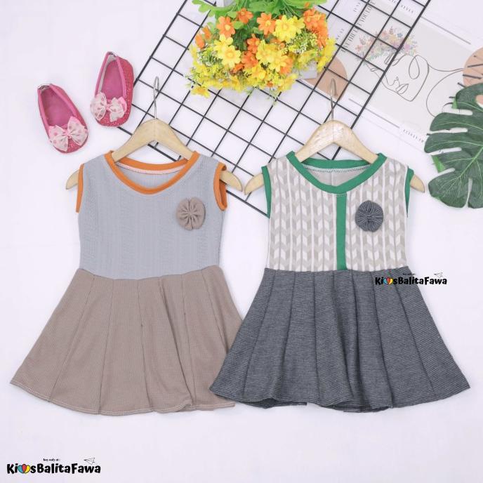 Dress Bilqis uk Bayi 3-18 Bulan / Dres Anak Perempuan Yukensi Murah
