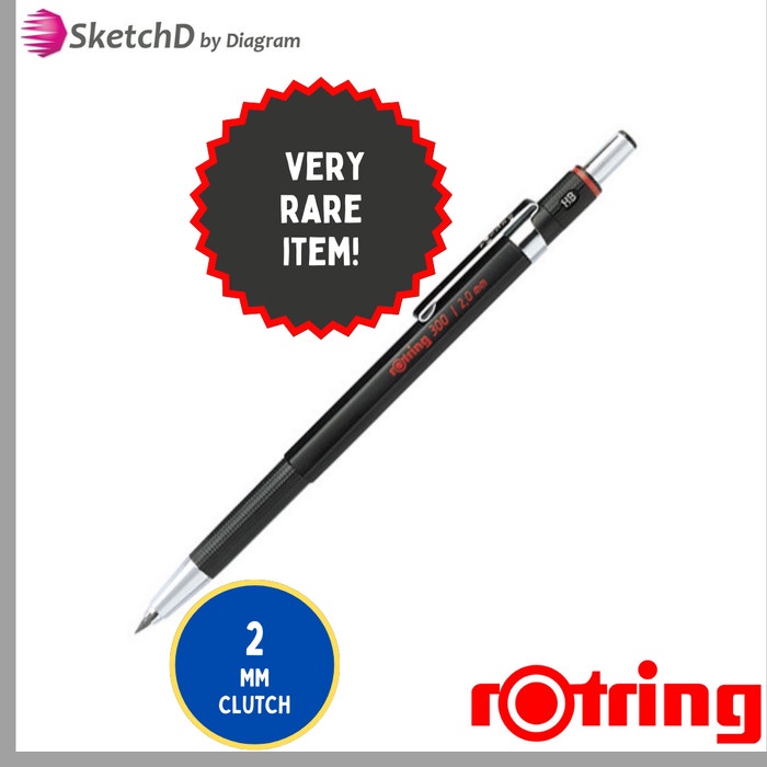 

Clutch Pencil Hitam 2Mm Pensil Mekanik Rotring Mechanical Pencil