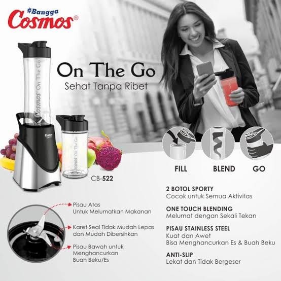 *$*$*$*$] Blender Juicer Cosmos CB522 garansi 1thn Blender Portable CB 522