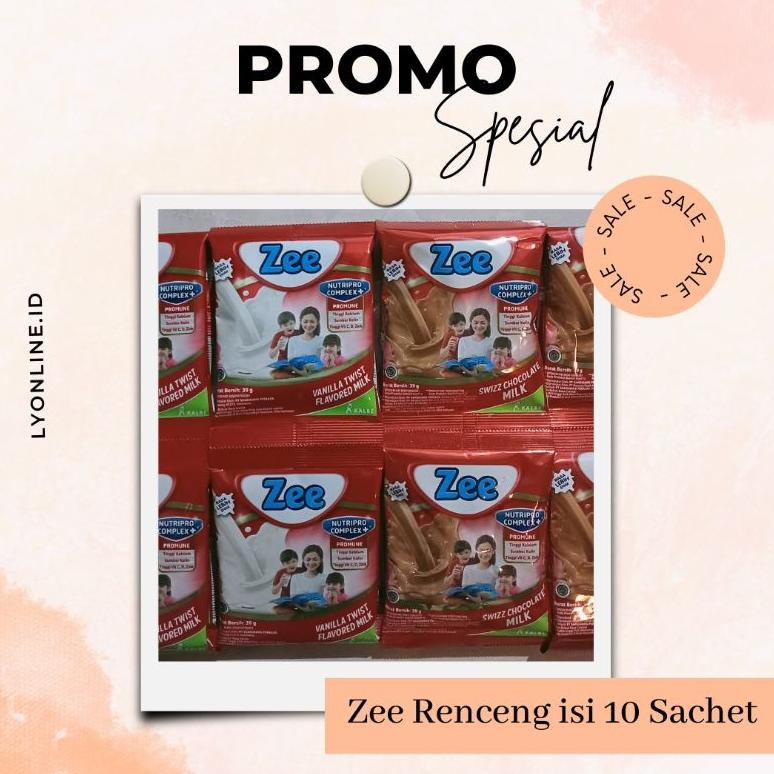 

TOP TRENDING SUSU ZEE RENCENG 39GR ISI 10 SACHET HANYA HARI INI