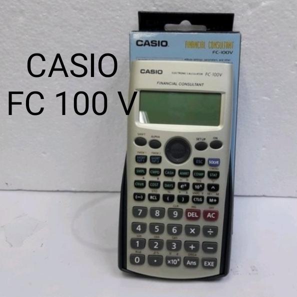 

CASIO FINANCIAL CALCULATOR FC 100 V KALKULATOR KEUANGAN
