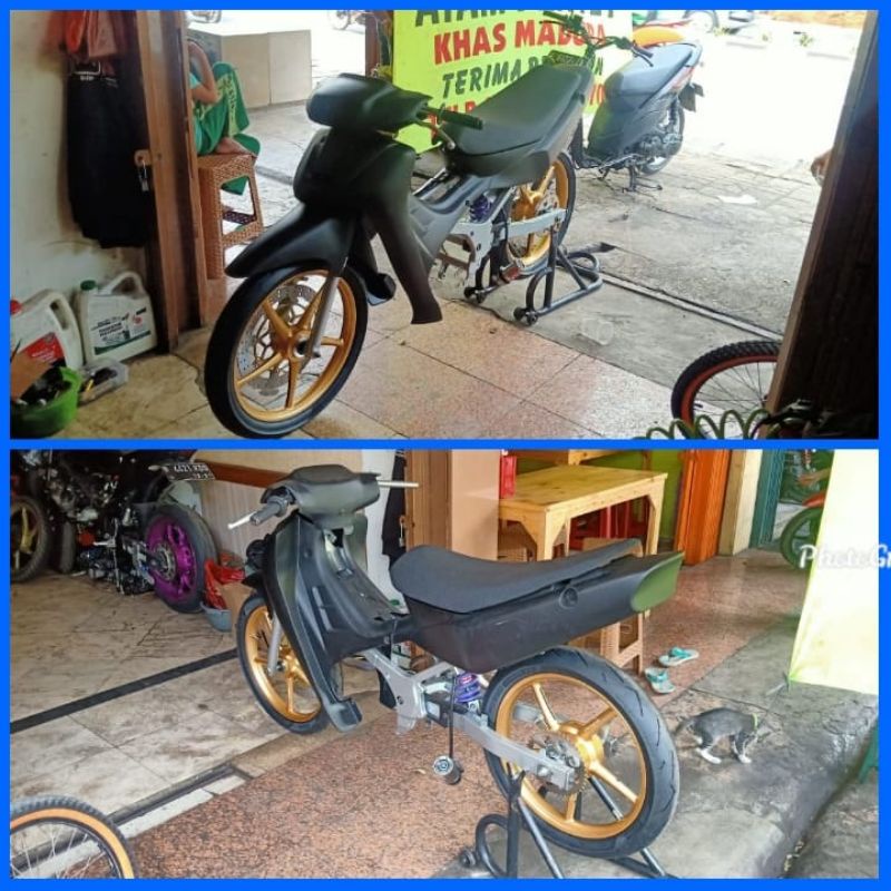 Boby Balap Satria Lumba Road Race Full Set Boby Depan Belakang Batok Spakbor. Tidak Bisa Cod Ya Kak