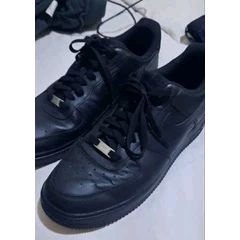 Sepatu Second Original Nike Air Force 1 Triple Black Size 45,5