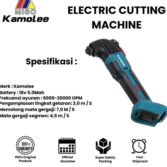 Kamolee-Mesin Multi Oskilasi-Alat Pemotong DTM51/Cordless Oskilasi+Bat Baru 