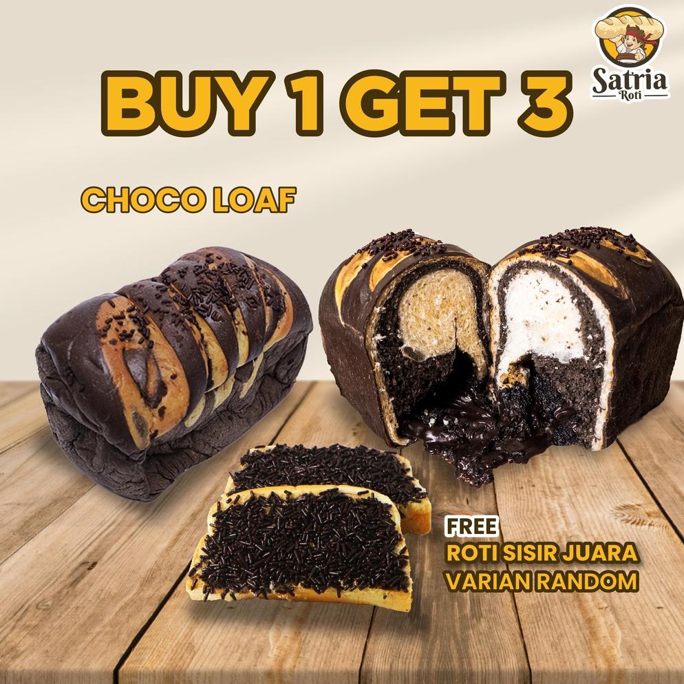 

FASH_SAE [PAKET AMBYAR] 2 CHOCO LOAF JUMBO & FREE 1PCS ROTI SISIR VARIAN RANDOM ( PAKET MURAH / MENU SARAPAN / COKLAT LUMER ) TETAP TRENDING DI SHOPEE