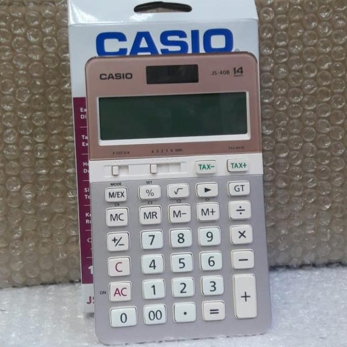 

CASIO CALCULATOR JS 40 B HEAVY DUTY 14 DIGIT ORIGINAL