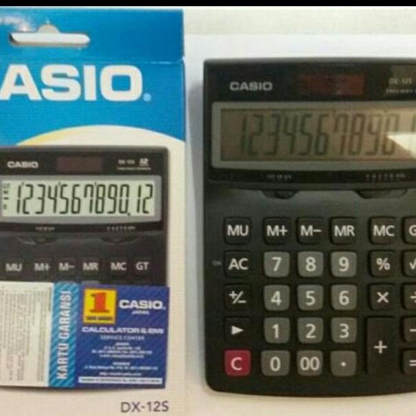 

CALCULATOR/KALKULATOR DESKTOP CASIO DX-12s/12 DIGIT/BIG DISPLAY#ORY