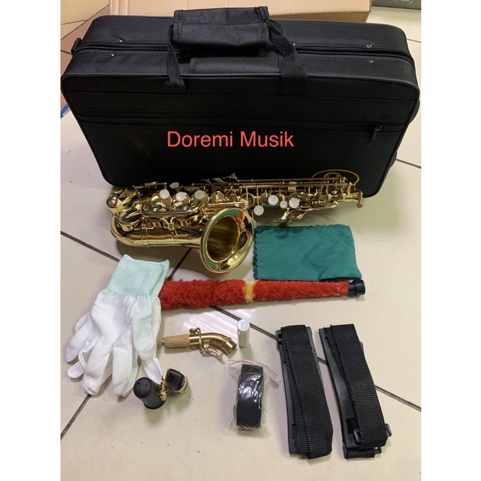 

✨Sale Baby Saxophone Soprano Gold Ostrava Original Berkualitas