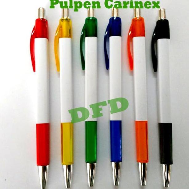 

Pulpen Promosi / Souvenir Pulpen Carinex Kode T0P84 + Sablon Limited Edition