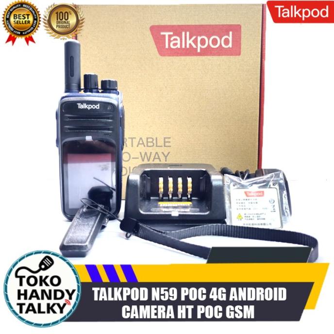 TALKPOD N59 HT POC 4G ANDROID CAMERA HT GSM 4G GPS WIFI TALKPOD ORI