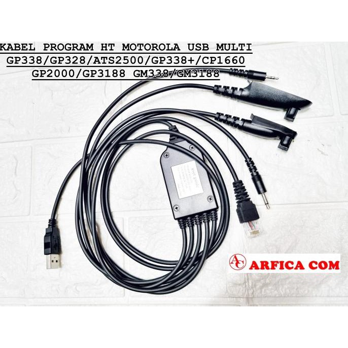 KABEL DATA PROGRAM HT MOTOROLA GP 338 GP 328 CP 1660 GM 338 MULTI USB