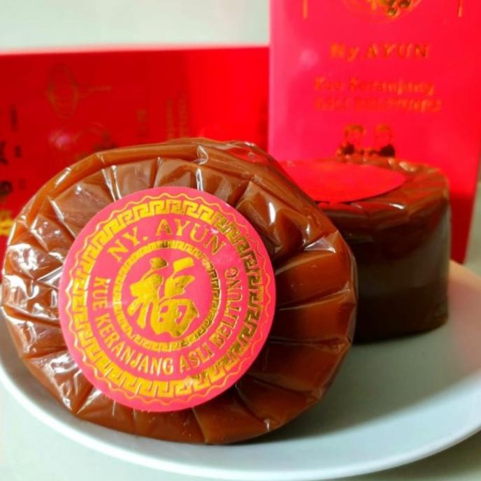 

Motchilneed // Kue Keranjang/Tian Panbelitung Ny. Ayun Fresh Per Kg (Isi 2) Stok Terbatas