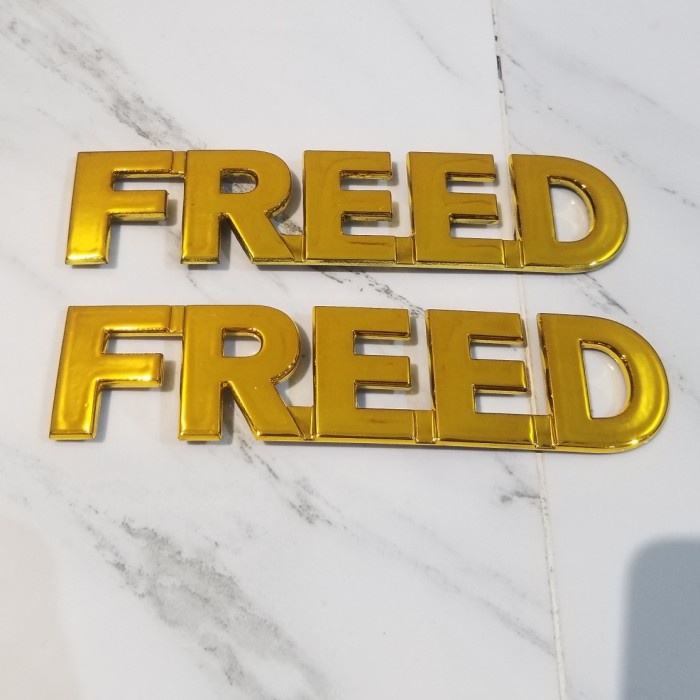 Cod Emblem / Logo Honda Freed Gold Kode Ema298