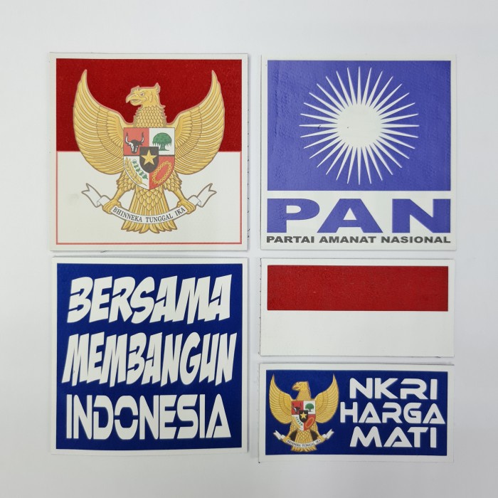 

*****] Emblem Patch Logo PARTAI PAN 1 SET Model Terbaru