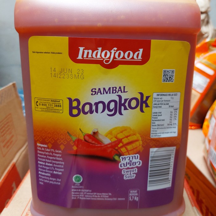 

Sambal Bangkok 5.7Kg Cartonan