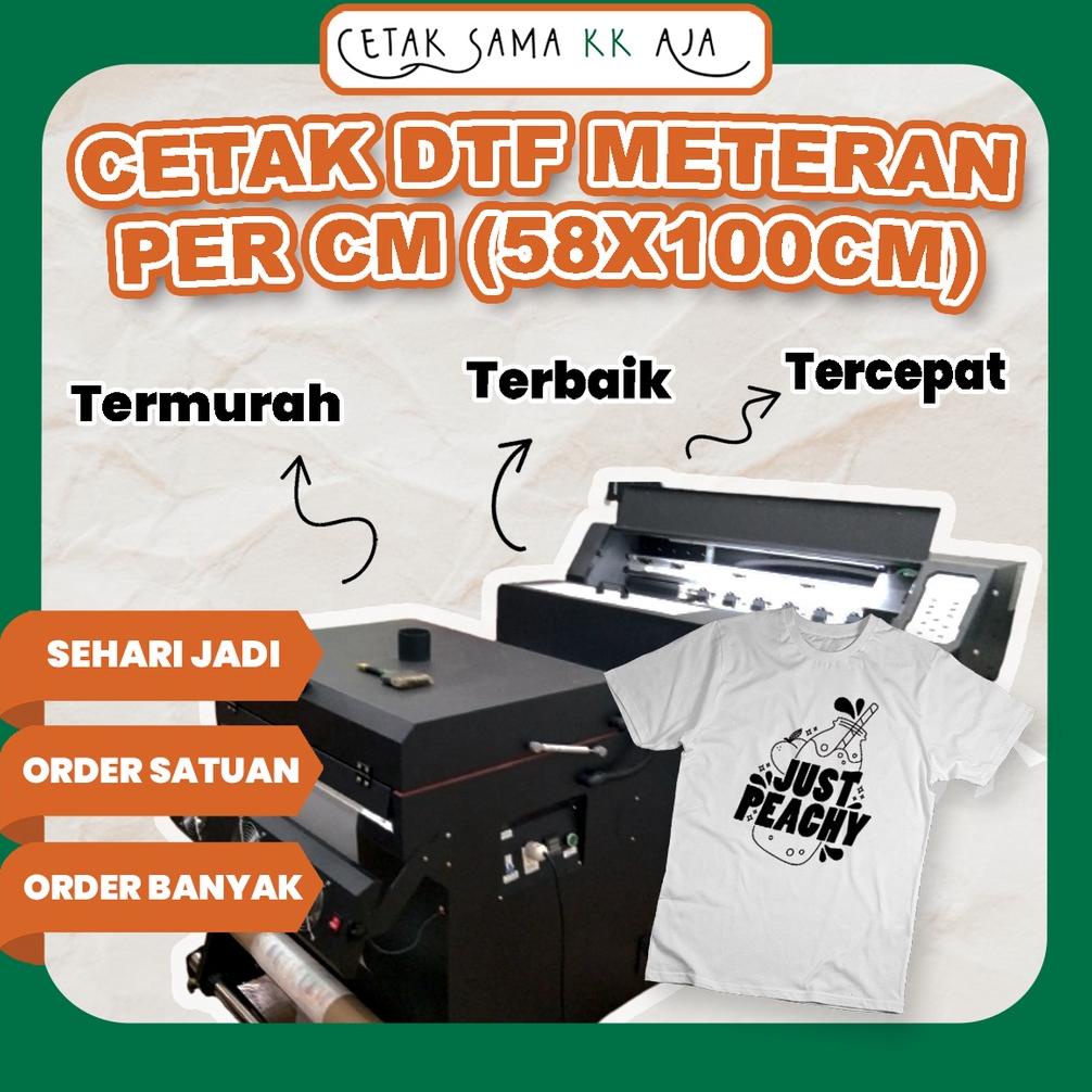 

Murah Cetak Dtf Besar [58X100 Cm] Satuan Distro Umkm Custom Baju Totebag Diskon