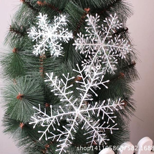 

Big Sale Snowflake Natal Besar Isi 2 Kepingan Salju Putih Hiasan Pohon Natal Original