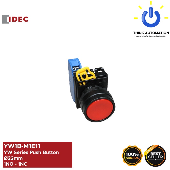 Asli Pushbutton 22Mm Idec Yw1B-M1E11R Original