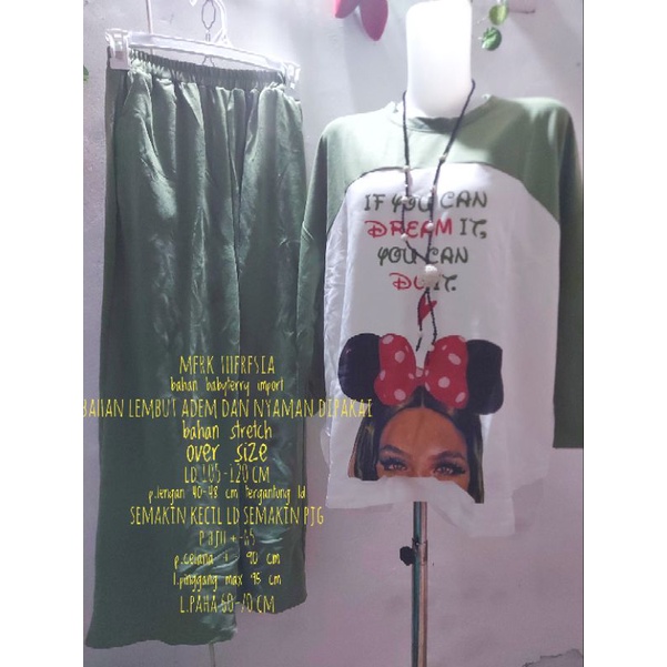 setelan viral by theresia/set viral bahan babyterry import